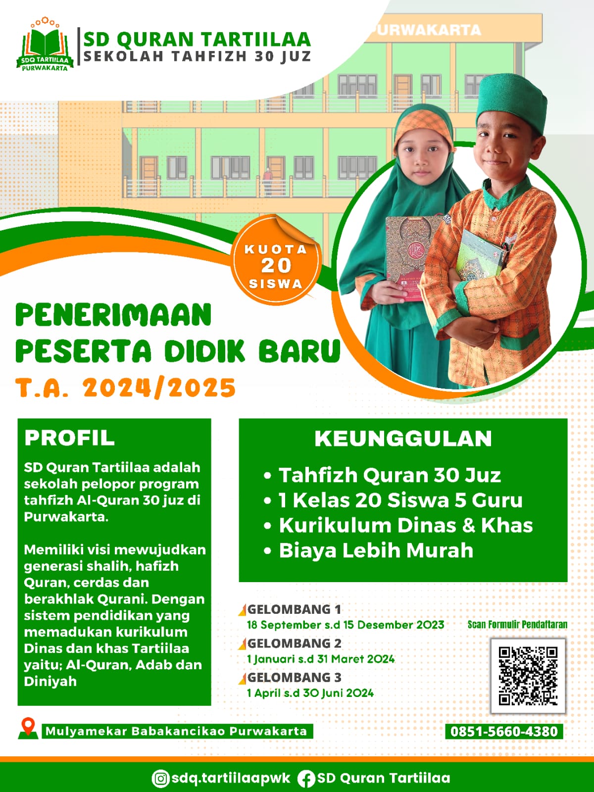 Cetak Hafizh/Hafizhah Bersama SD Quran Tartiilaa